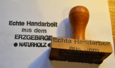 Großer holz stempel gebraucht kaufen  Zschopau