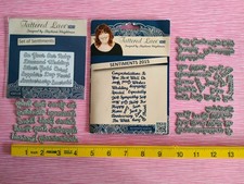 Tattered lace sentiments for sale  LYMINGTON