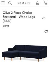 West elm olive for sale  Durham