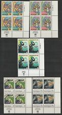 UNO UN Wien 1989. ** Michel Nr 89 90 91 92 93 **, je Eckrandviererblöcke mit TAB comprar usado  Enviando para Brazil