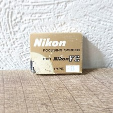 Nikon focusing screen for sale  SHEFFIELD
