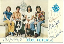 Blue peter signed for sale  BALDOCK