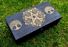 Handmade engraved wooden for sale  Shipping to Ireland
