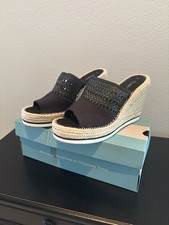Toms black wedge for sale  Houston