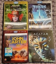3D Disney Live Action Blu-ray LOT: Avatar Tron: Legacy Wonderland John Carter comprar usado 3D Disney Live Action Blu-ray LOT: Avatar Tron: Legacy Wonderland John Carter comprar usado  Enviando para Brazil