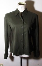 Blusa Feminina BROOKS BROTHERS Olive Stretch Manga Longa Tamanho M Nova Sem etiquetas comprar usado  Enviando para Brazil