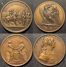 Médailles bronze napoléon d'occasion  Fontainebleau