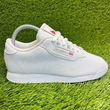 Tênis Reebok Classic Princess Feminino Tamanho 6.5 Branco Couro Atlético comprar usado  Enviando para Brazil