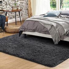 Black shaggy rug for sale  BRADFORD