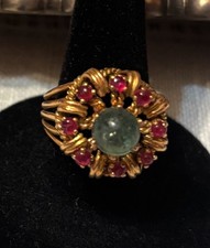 Bague vintage rubis d'occasion  Juan-les-Pins