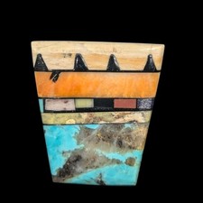 Broche pingente mosaico estilo pedra turquesa sudoeste Santo Domingo comprar usado Broche pingente mosaico estilo pedra turquesa sudoeste Santo Domingo comprar usado  Enviando para Brazil