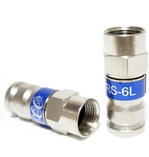 🔧 50 peças conectores de compressão de bloqueio coaxial PCT-TRS-6LMG RG-6 vedação de 18 mm comprar usado  Enviando para Brazil