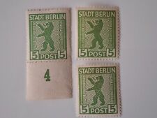 Briefmarken Alliierte Besetzung 1945 Stadt Berlin 5 Mi DD1AAux postfrisch comprar usado  Enviando para Brazil