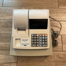 Caixa registradora eletrônica Sharp XE-A110 usada testada funcionando sem chave comprar usado  Enviando para Brazil