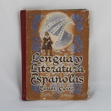 Usado, Antiguo Libro Escolar LENGUA Y LITERATURA ESPAÑOLA Tercer Curso 1947 Ed. L Vives comprar usado  Enviando para Brazil