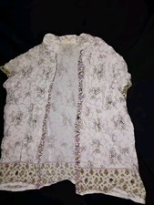 Chemise fleurs perles d'occasion  France