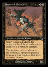 Mtg accursed marauder usato  Bari