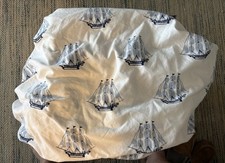 Lençóis de berço costeiro Serena & Lily (2) ajustados branco/azul 100% algodão super fofos!! comprar usado  Enviando para Brazil