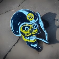 Vintage biker pin for sale  TAMWORTH