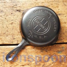 Frigideira vintage GRISWOLD ferro fundido frigideira # 3 LOGOTIPO BLOCO GRANDE - Colher de ferro comprar usado  Enviando para Brazil