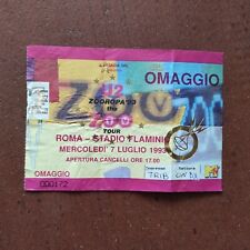 Biglietto concerto zooropa usato  Manziana
