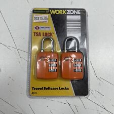 Usado, ORIGINAL NOVO M Cadeado Lock Series Combinação Bagagem Viagem 2 peças Workzone TSA comprar usado  Enviando para Brazil