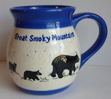 Caneca de café lembrança Great Smoky Mountains mamãe urso com filhotes barriga de panela 12 oz, usado comprar usado  Enviando para Brazil