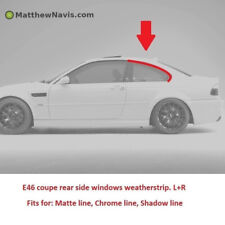 bmw e46 coupe hintere seitenfenster dichtung  links + rechts L+R comprar usado  Enviando para Brazil