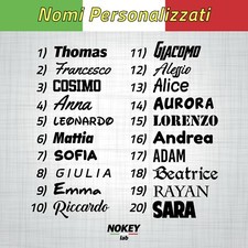 Adesivi nome scritta usato  Campagna