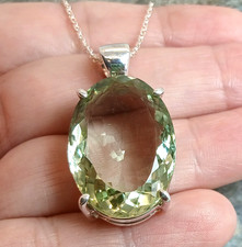 Large cut prasiolite for sale  BIDEFORD