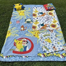 Conjunto de edredom vintage anos 90 Pokemon (65x84) cobertor travesseiros folha estojo Nintendo comprar usado  Enviando para Brazil