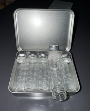 Usado, Kit de especiarias de viagem tamanho de bolso - Sal/pimenta/etc - 5 recipientes de vidro  comprar usado  Enviando para Brazil