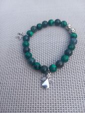 Bracelet malachite verte d'occasion  Savigny-sur-Orge