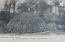Old postcard landes d'occasion  Expédié en Belgium