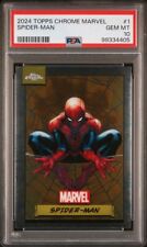 Topps Chrome Marvel #1 Spider-Man 2024 PSA 10 segunda mano  Embacar hacia Argentina