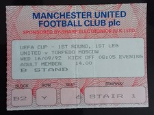 Manchester united torpedo for sale  STOURBRIDGE