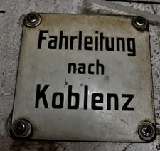 Alter emaille schild gebraucht kaufen  Nünchritz