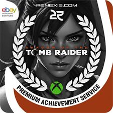 🏆 SHADOW OF THE TOMB RAIDER 🏆 XBOX ACHIEVEMENTS 100% GAME COMPLETION UNLOCK comprar usado  Enviando para Brazil