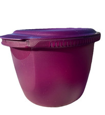 Panela Tupperware redonda para macarrão de microondas roxa. Grande, usado comprar usado  Enviando para Brazil