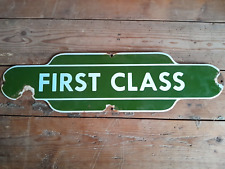 Vintage enamel railway for sale  LIVERPOOL