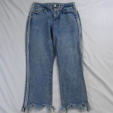 Jeans jeans Wild Fable 4 cintura alta cropped bainha crua leve stretch comprar usado  Enviando para Brazil