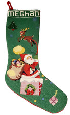 Vintage needlepoint christmas for sale  Englewood