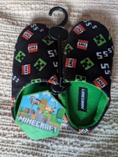 Minecraft kids slippers for sale  MANCHESTER
