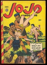 Jo-Jo Congo King #9 (#10) Capa Menina Muito Boa Era de Ouro Raposa 1947 FN+ comprar usado  Enviando para Brazil