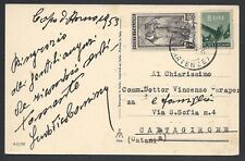 STORIA POSTALE REPUBBLICA 1953 Cartolina da Capo S.Anna a Caltagirone (C5) comprar usado  Enviando para Brazil