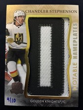 Placas de identificação notáveis 2023-24 UD The Cup Chandler Stephenson jogo usado patch 9/10 comprar usado  Enviando para Brazil