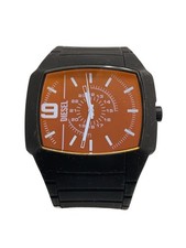 Usado, Relógio de pulso analógico de borracha DIESEL DZ-2166 preto excelente Japão comprar usado Usado, Relógio de pulso analógico de borracha DIESEL DZ-2166 preto excelente Japão comprar usado  Enviando para Brazil