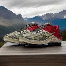 Usado, Tênis de treinamento Nike Metcon 4 XD vermelho camuflado escuro masculino tamanho 12.BV1636-301 comprar usado  Enviando para Brazil