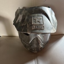 Máscara facial capacete digi camuflagem paintball Airsoft exército dos EUA oficialmente licenciada comprar usado  Enviando para Brazil