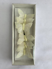 X12pcs white butterflies for sale  Shipping to Ireland